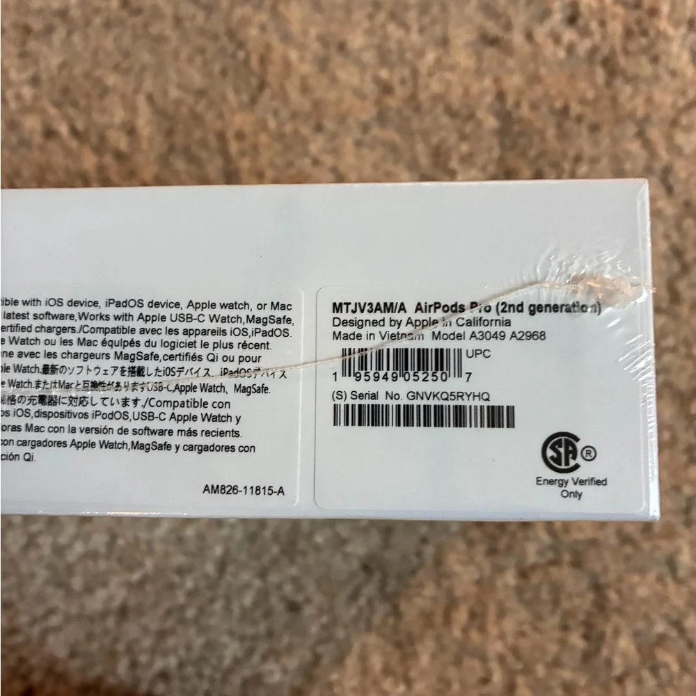 Apple AirPods Pro 2nd gen  White Wireless Earbuds